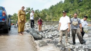 Bupati Lumajang Tinjau Jembatan Limpas Sumber Landep di Candipuro, Ada Rencana Pengerukan