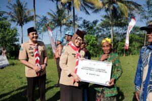 Perkemahan Wirakarya 2025 di Jenggrong, Pramuka Turun Tangan Bangun Rumah Warga