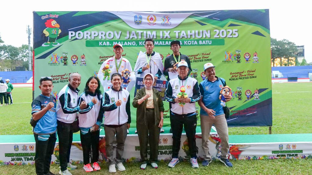 Cetak Sejarah di Porprov Jatim 2025, Lumajang Raih 21 Emas: Bupati Turun Langsung Beri Semangat Atlet