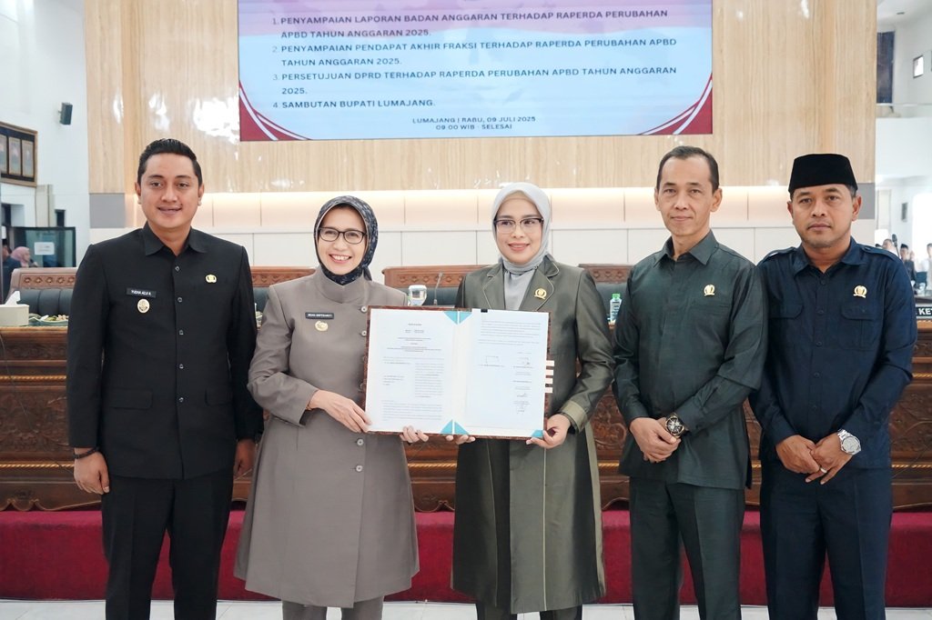 DPRD Lumajang Sahkan Perubahan APBD 2025, Pemerintah Diminta Gerak Cepat Tindak Lanjuti