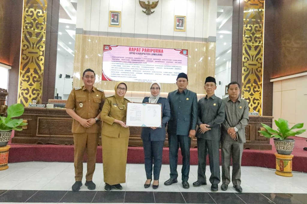 RPJMD Lumajang 2025–2029 Disahkan, Jadi Arah Pembangunan Lima Tahun ke Depan