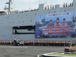 Hari Pramuka ke-64 Jawa Timur Digelar di Koarmada II Surabaya