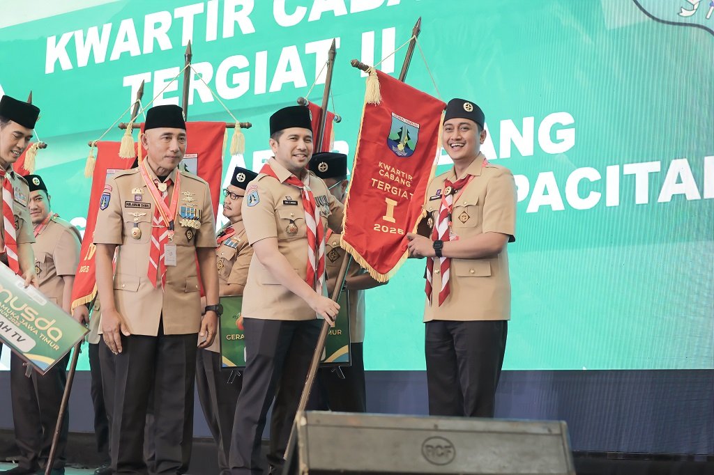 Pramuka Lumajang Dinobatkan Sebagai Kwarcab Terbaik I Se-Jawa Timur