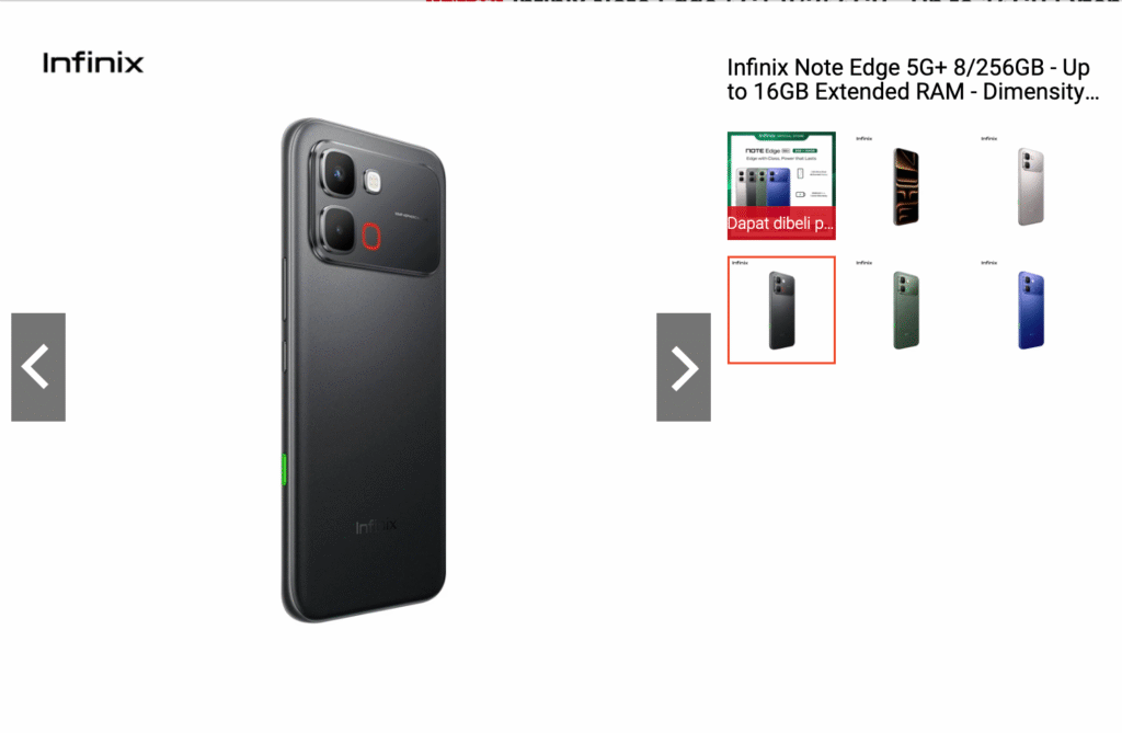 Infinix Note Edge Akhirnya Dirilis, Cek Spesifikasi dan Review