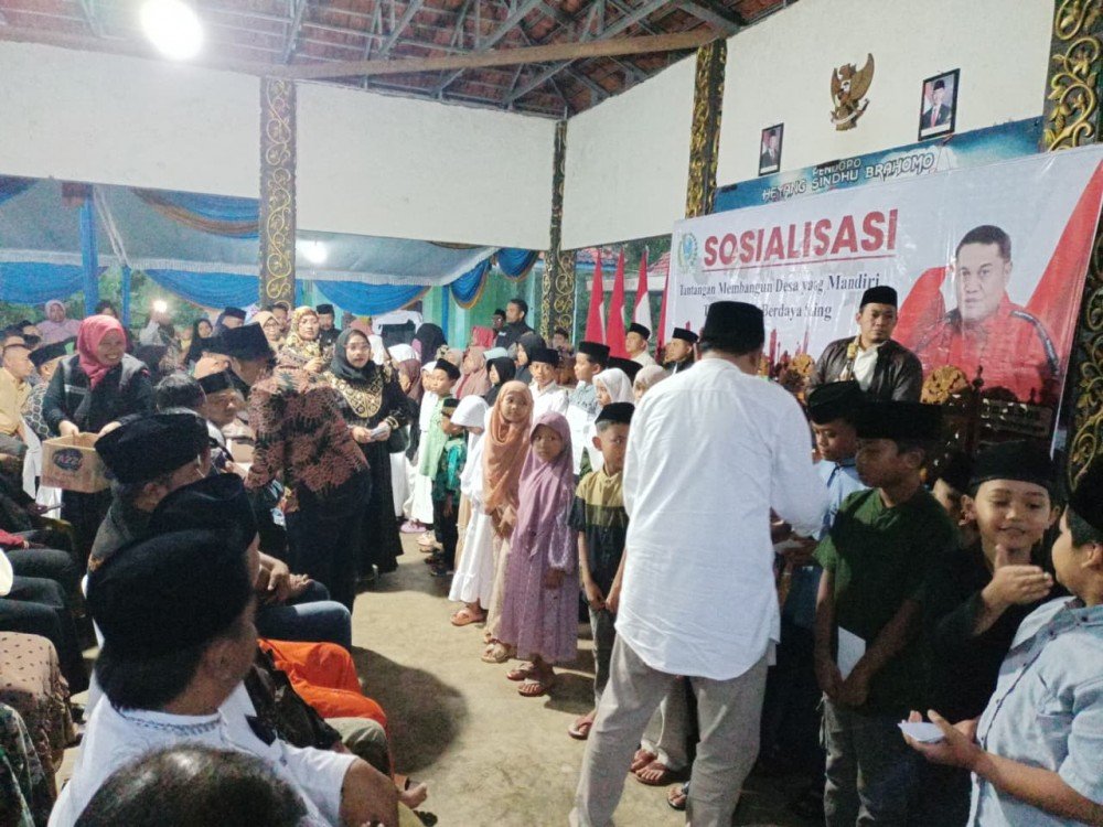 50 Anak Yatim di Desa Grobogan Terima Santunan Ramadan, Pemdes Tegaskan Komitmen Kepedulian Sosial