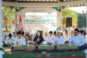Hadiri Khataman Al-Qur'an Santri di Alun-Alun, Bupati Lumajang Ajak Warga Muhasabah di Tahun Baru Islam