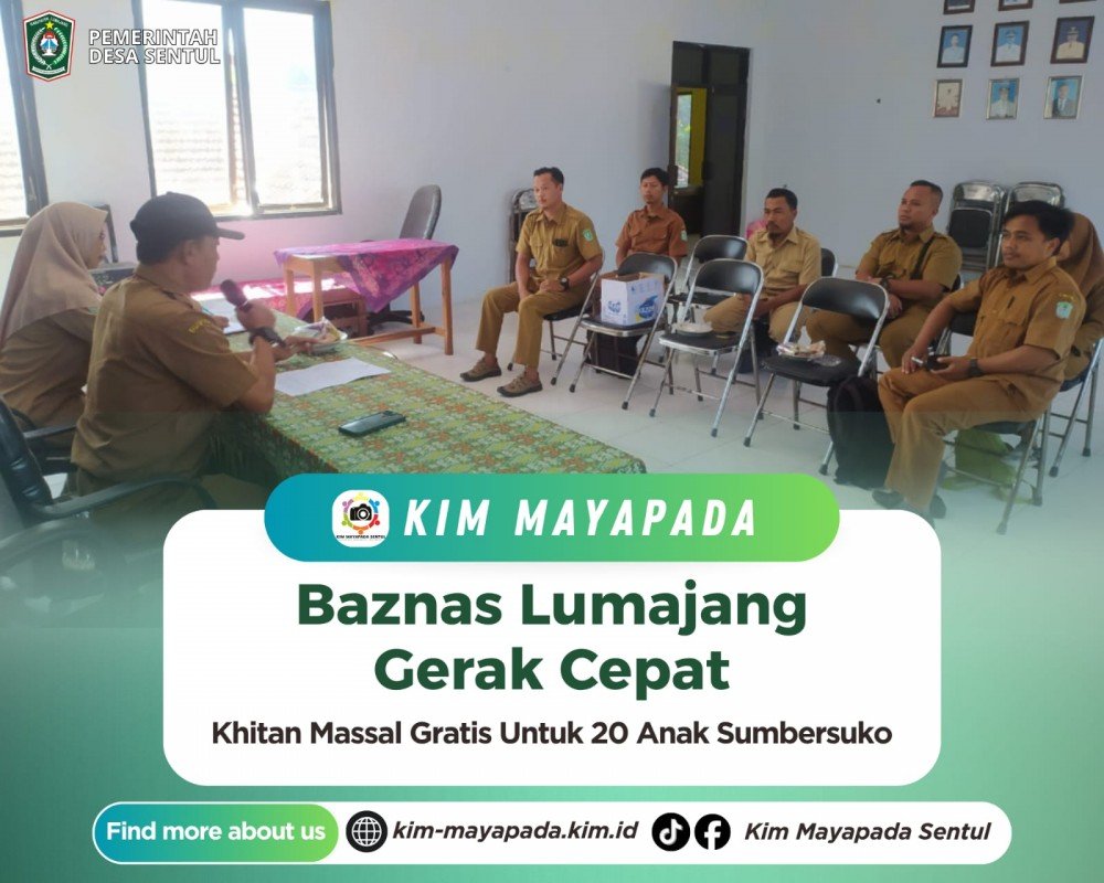 Bantu Keluarga Kurang Mampu, BAZNAS Lumajang Gelar Khitan Massal Gratis di Sumbersuko