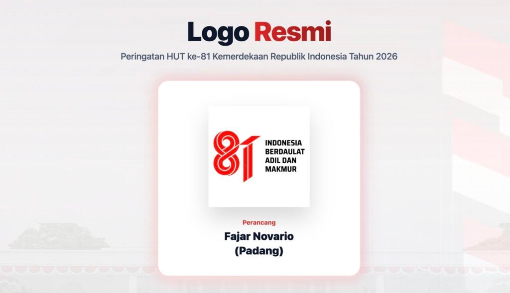 Pemerintah Resmi Umumkan Logo HUT RI ke-81