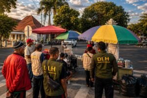 esadaran Meningkat, PKL CFD dan CFN Alun-alun Lumajang Mulai Sediakan Kantong Sampah Mandiri