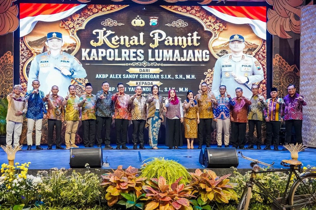 Hadir Kenal Pamit Kapolres Lumajang, Wabup Mas Yudha Harap Sinergi Pemkab dan Kepolisian Makin Solid