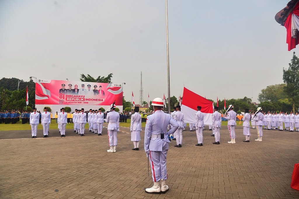 Ikuti Upacara Virtual Proklamasi, Bupati Bunda Indah Serukan Gotong Royong Isi Kemerdekaan Lumajang