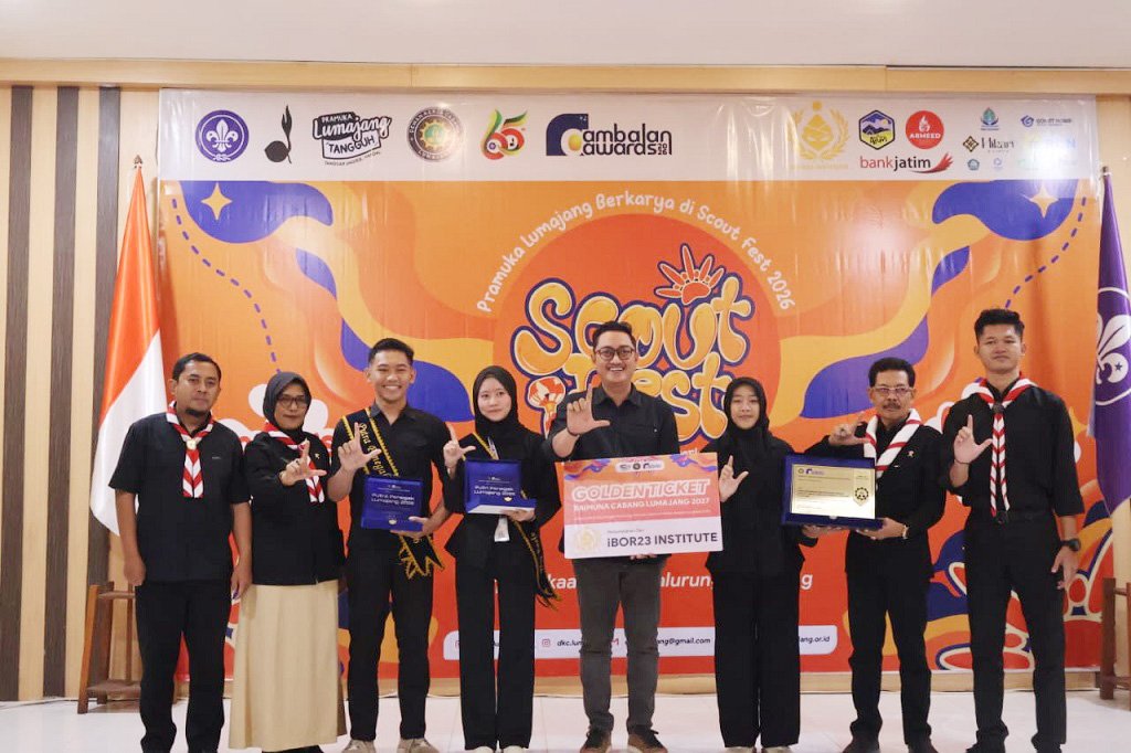Tutup Lumajang Scout Fest, Ka Kwarcab Mas Yudha Ajak Pramuka Terus Berkarya dan Berinovasi
